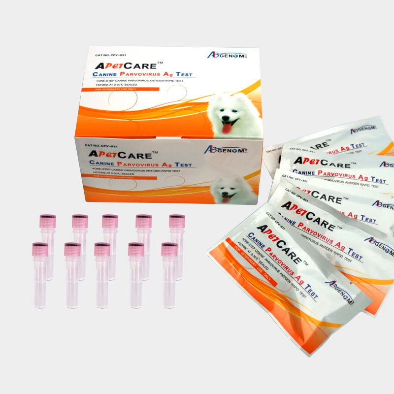 Pathological Analysis Equipments Canine Parvovirus Antigen Rapid Test Veterinary One Step CPV Canine Parvovirus Antigen Test