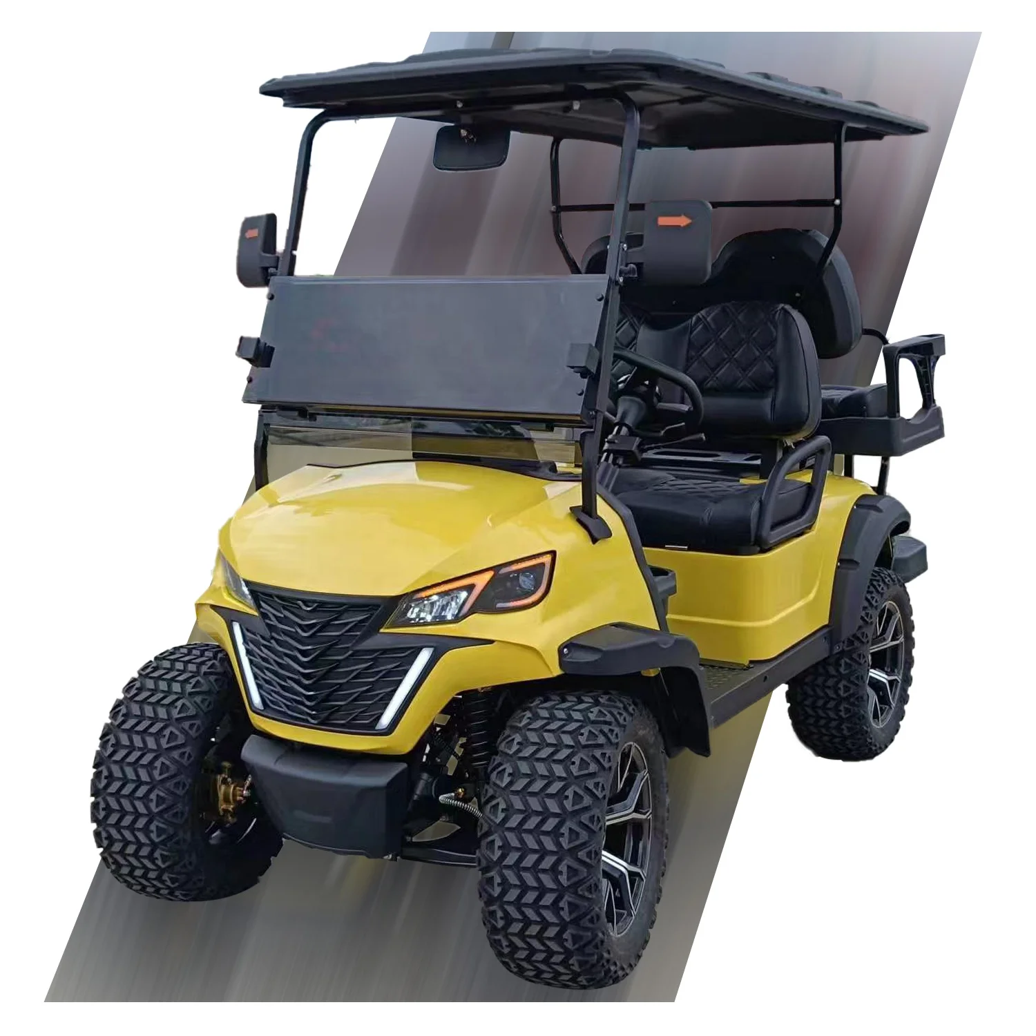 Graceful Design Elegant 4 Seater 4KW 48V AC Motor Electric Golf Cart for Hunting Beach Resort