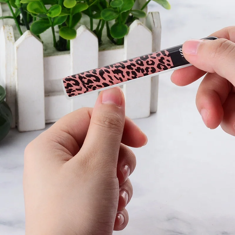 Low MOQ Nano technology glass magic nail shiner with colorful printed