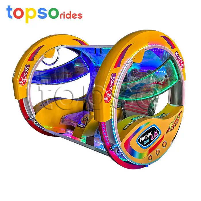 Fun Fair Playground 180 Rolling Cars Happy Balance Car Happy Swing Car Rides For Sale