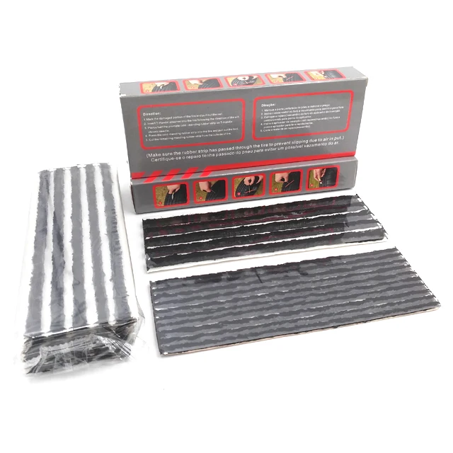 6*100mm Quick Insert Soft Tyre Radial Vulcanized Puncture Hot Tire Seal String products of vulcanized tires