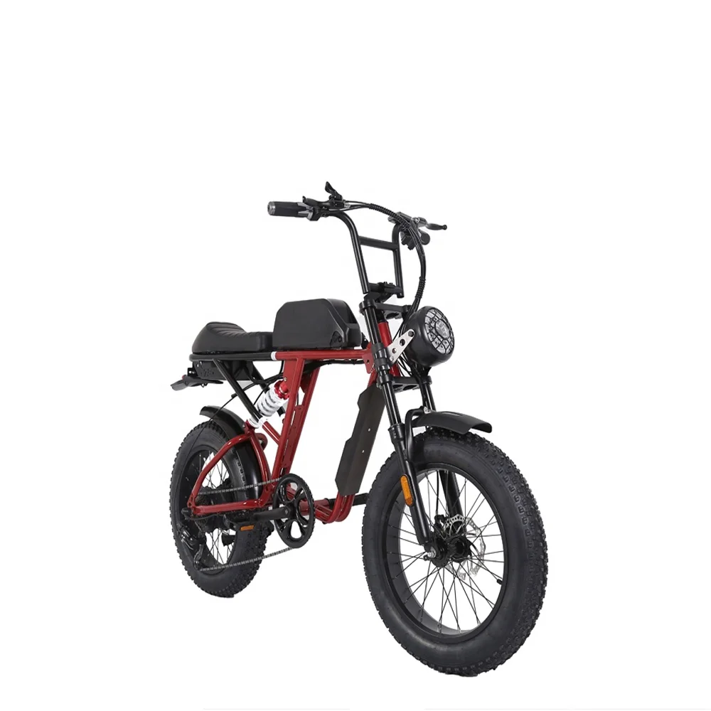 2022 Custom Ladies Mid Engin 750W E Bike Classic Cruiser Retro Style Vintage Cafe Racer Electric Bike