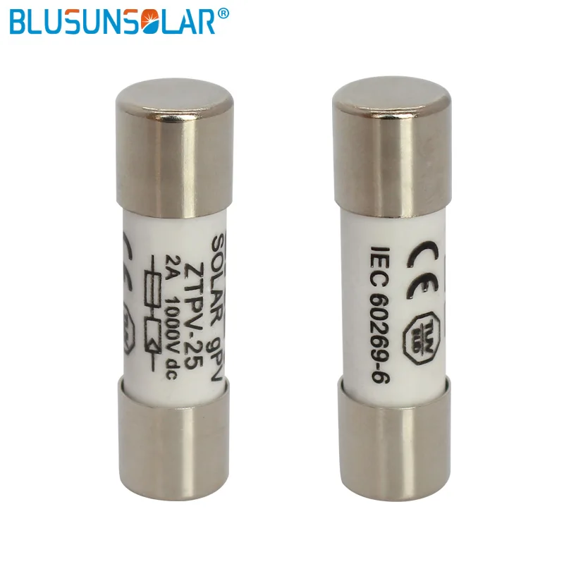 PV Solar Fuse 2A-32A 1000VDC Fuse link 10x38mm gPV for Solar Power System