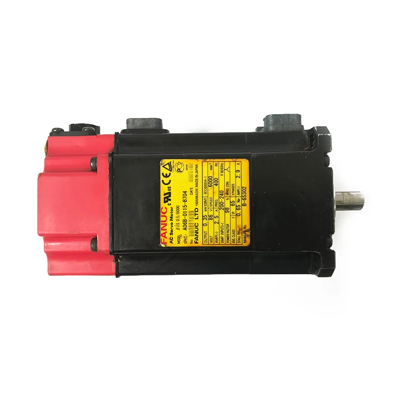100% Original new Fanuc AC Servo Motor A06B-0115-B704 FANUC Model Beta  0.5/6000 motor