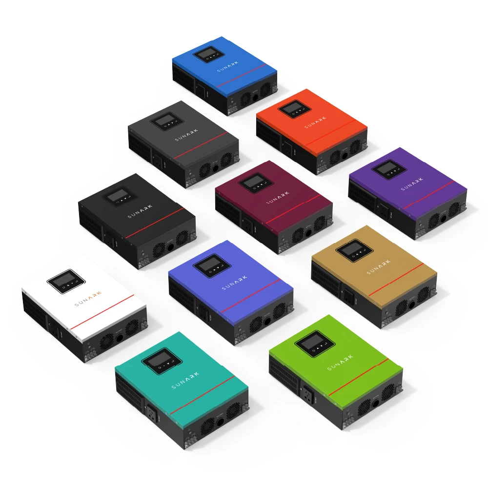 Sunark Mppt Off Grid Solar Hybrid Inverter 1000VA 1500VA Grid Tie Inverter With Ip65 Protection