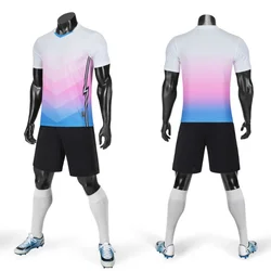 Custom Adult Customized Soccer Jersey Wear Maillot De Football Shirt Football Kits Full Soccer Kit Set Soccer Uniforms for Men