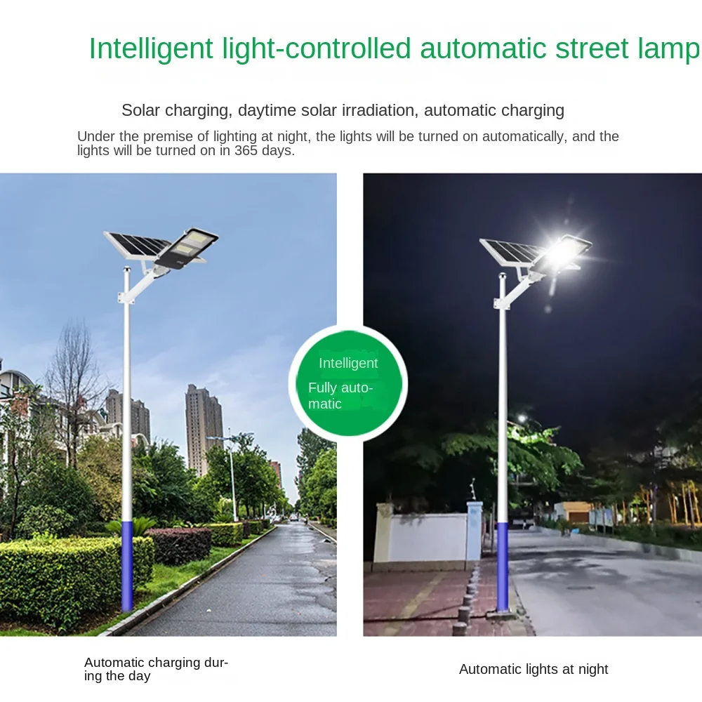 Outdoor Led Solar Street Light Rural Areas Solar LED Lamps Wholesale 50w 100w 200w 300w Aluminum White Square 80 IP65 60W Road