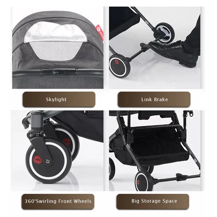 
High Quality Fashion New Prams Sleeping Pram And Stroller Sale Jogger Vintage Doll Baby Car Jolly Stroller Ready To Ship 