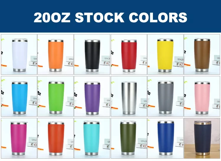 Double Wall Stainless Steel Water 40oz 20 oz 30oz 30 oz 20oz Car Travel Coffee Mugs Mug Tumbler Cup Thermos For Car