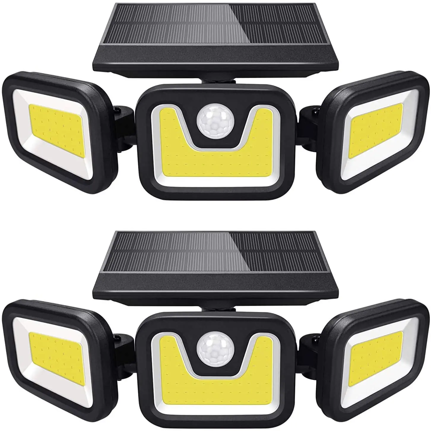 New 100 COB Solar Light Outdoor Solar Lamp PIR Motion Sensor Wall Light Waterproof Solar Powered Sunlight for Garden Decoration