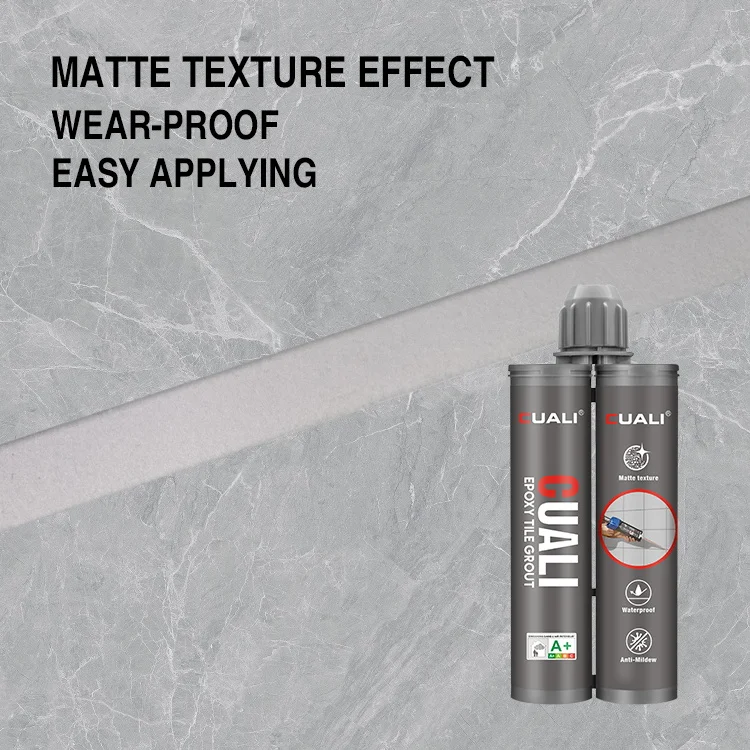 Matte Waterproof Two Components Epoxy Tile Grout AB Epoxy grout Epoxy Sealant Adhesives For Tile Ceramic Joint Filler