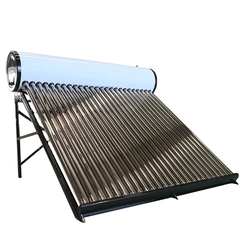 Pressurized Stainless Steel Flat Plate Solar Hot Water Collector Calentador Solar Water Heater For Bathroom Shower Rv Outdoor