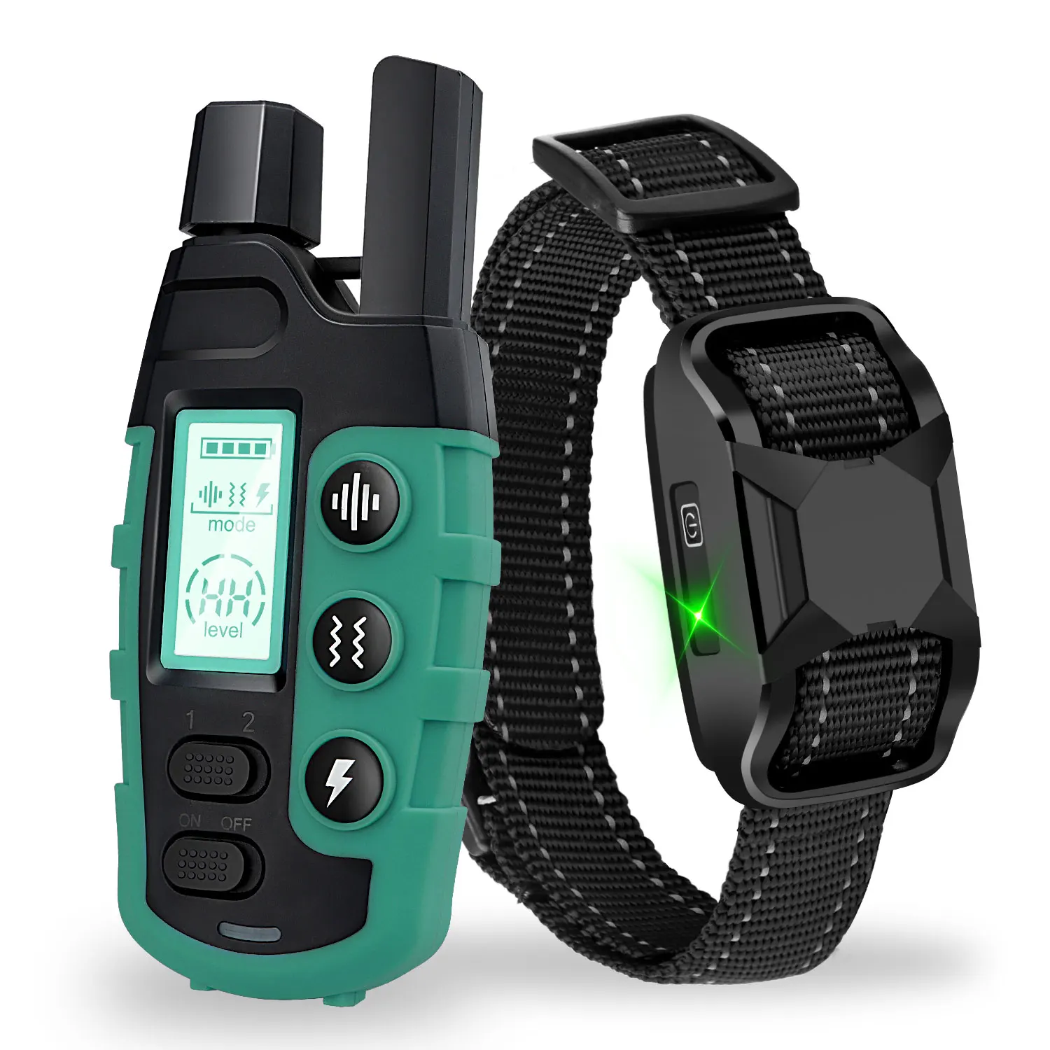 2024 Online Hot Rechargeable Waterproof Shock E-Collar with 3608Ft Remote for All Breeds, Factory Wholesale
