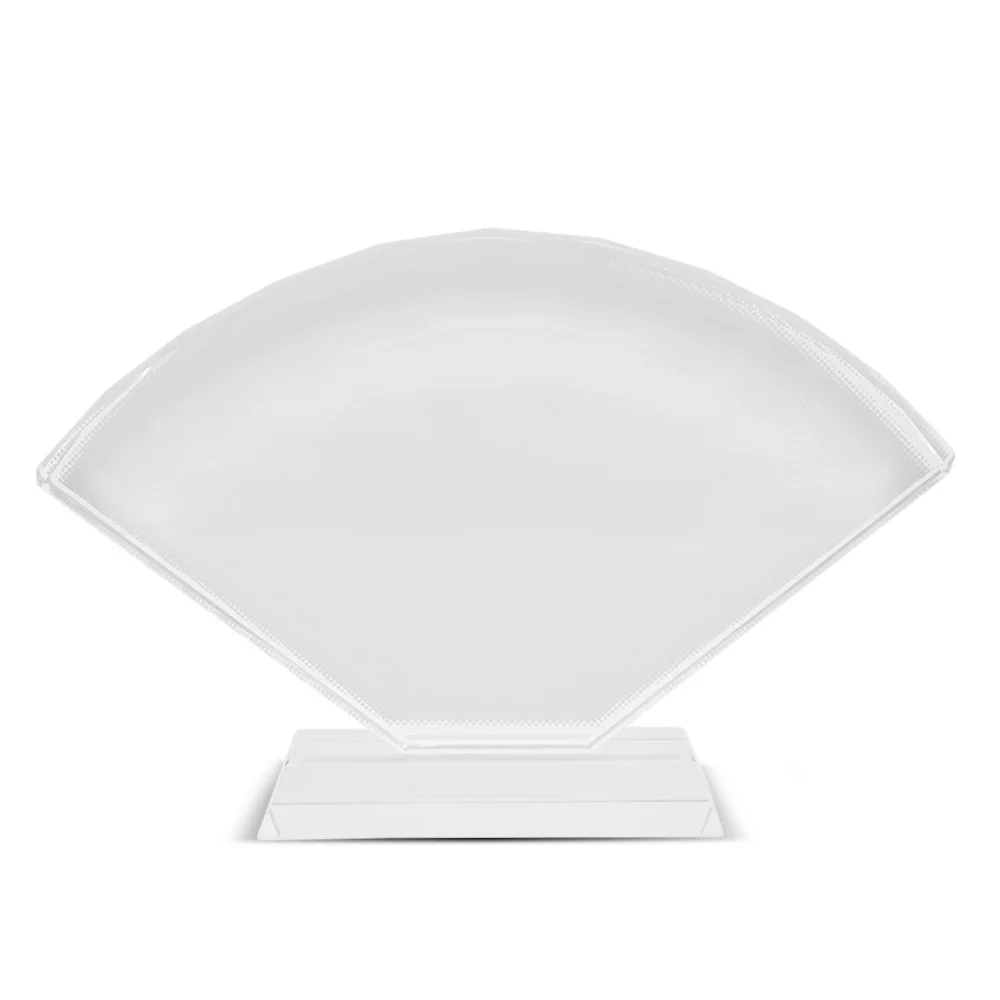 KM New Design Different Shape Sublimation Glass Trophy Blank Crystal Glass Sublimation Crystal Photo Frame For Souvenir