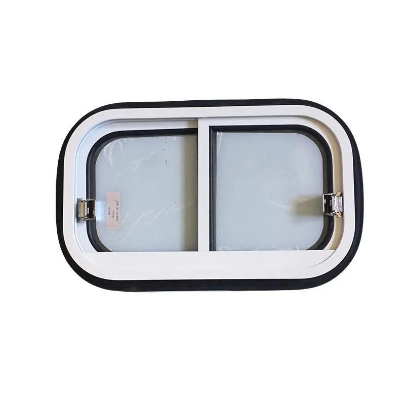 Stainless Steel/Aluminum Fireproof Rectangular Boat Windows Brass Fixed Marine Window for Ship