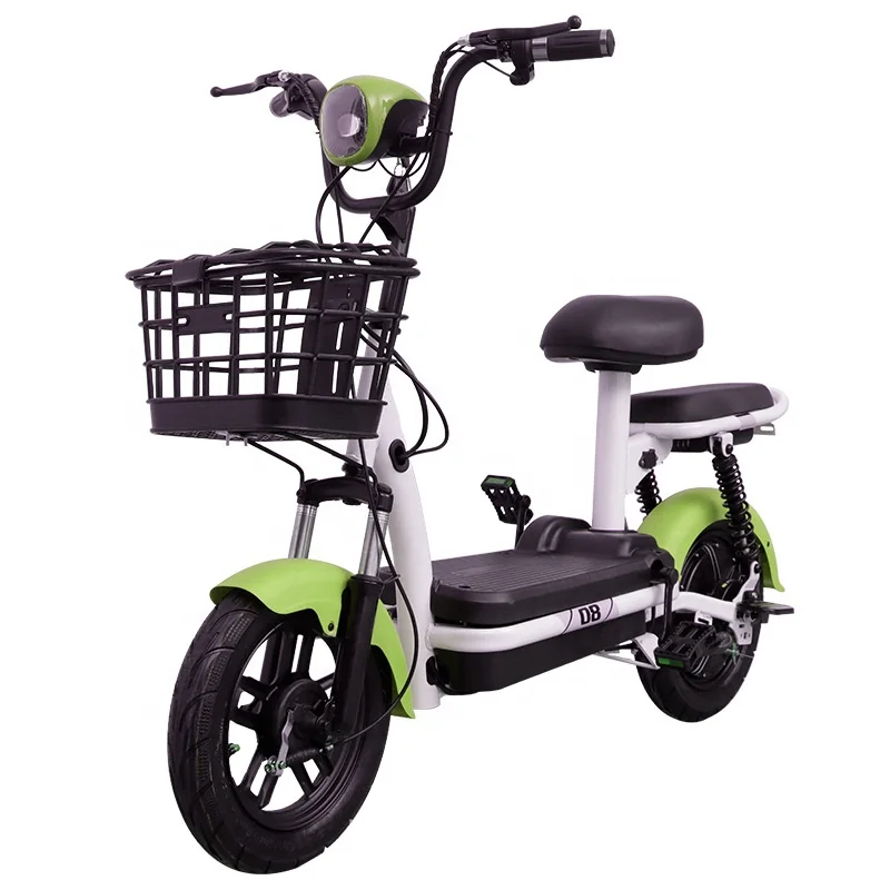 Scooter electrico tubeless tyre 14 inch 48V battery power electric scooter bike with basket