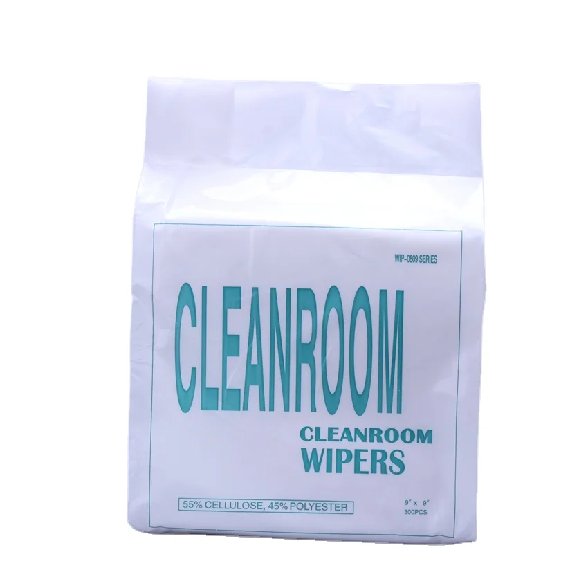Disposable Industrial cellulose polyester dust-free 0609 cleanroom cleaning wiper Cleanroom Paper Wiper for electronic cleaning
