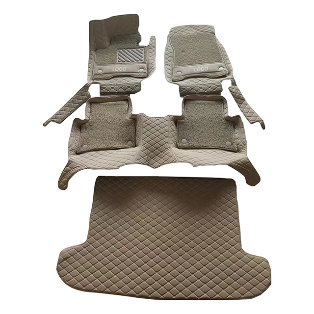 WING Factory Price Luxury Leather Custom Auto Interior Floor Mat Durable Special Car Mats For Hyundai Tucson