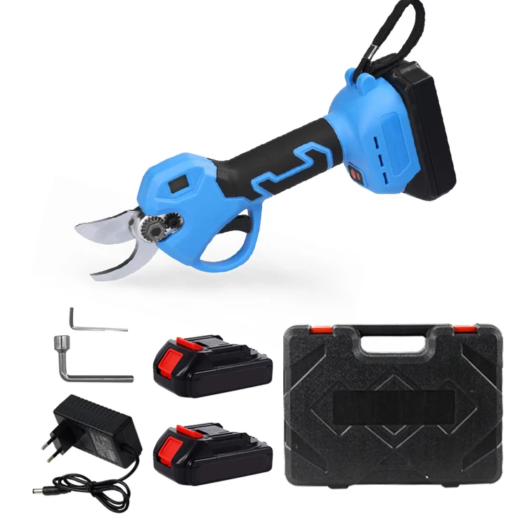 FDJD-4 Made in China professional cordless electric pruning shears garden tree pruning shears 20V powerful with digital display