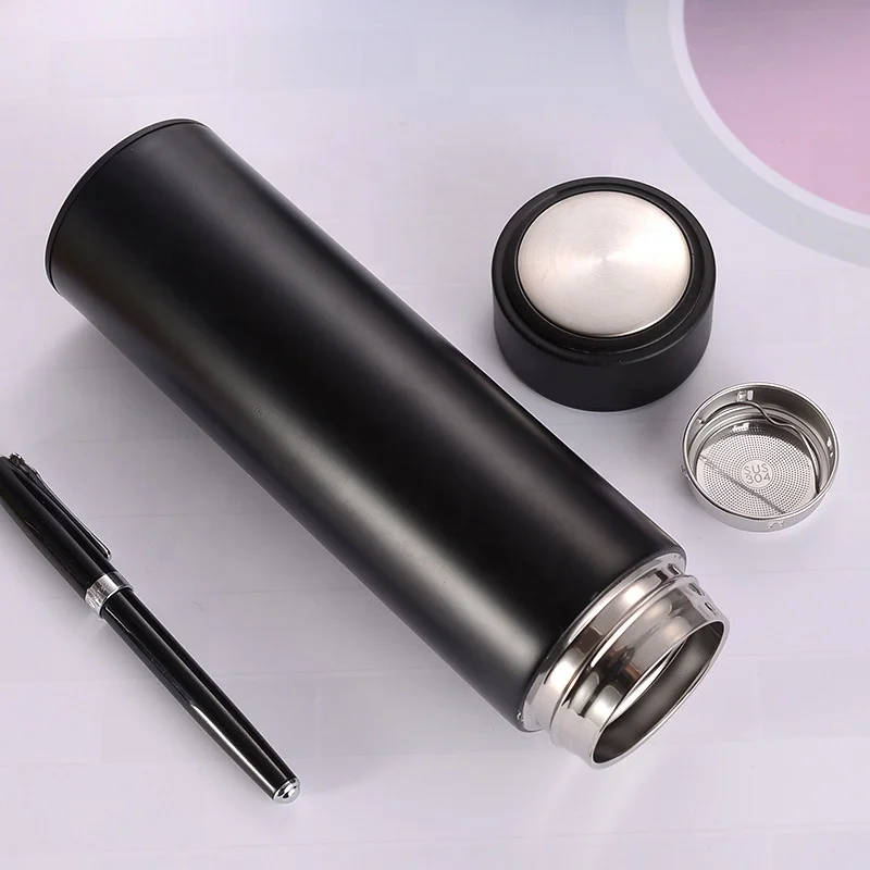 digital thermos vacuum flasks travel mug with LED temperature display lid  flasks vacuum thermos cup wholesale