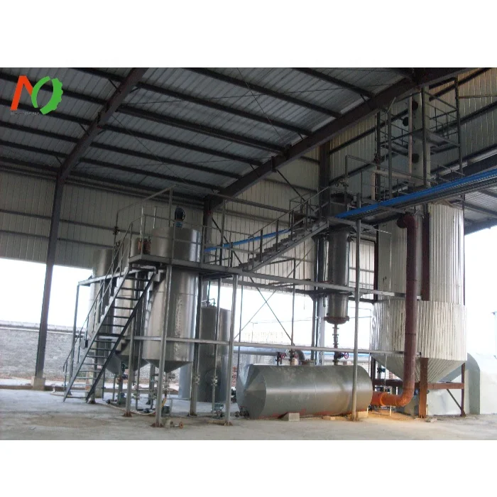 Mingjie Group Distillation Plant Tyre Pyrolysis Oil Recycling Refining Machine to Diesel