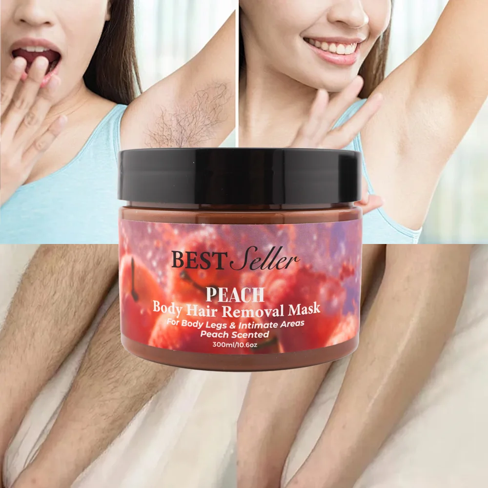 Hot natural hair removal mask hair removal spray foam men permanently hair growth inhibitor