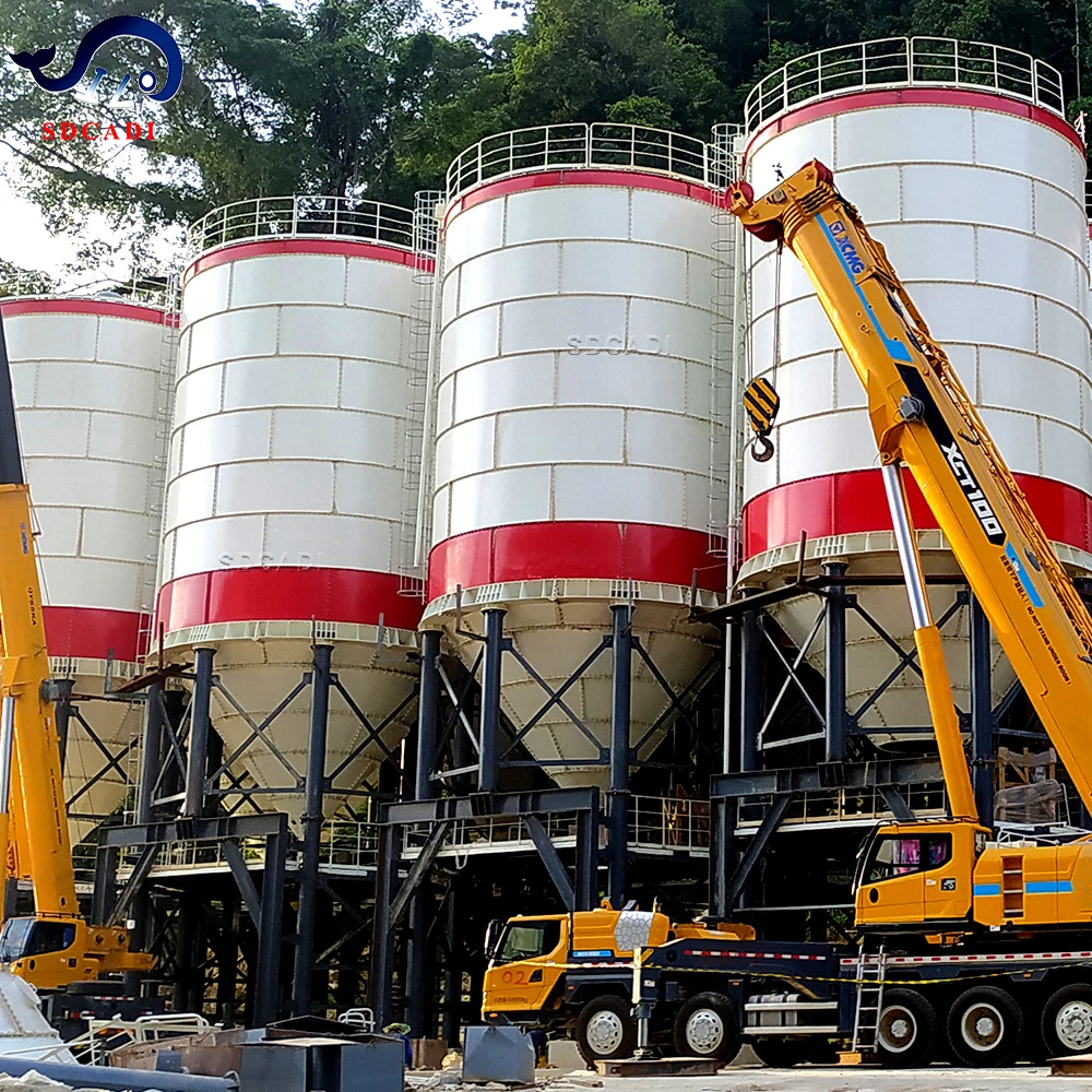 SDCADI Brand bolted type powder storage 50-500 ton cement silo on sale