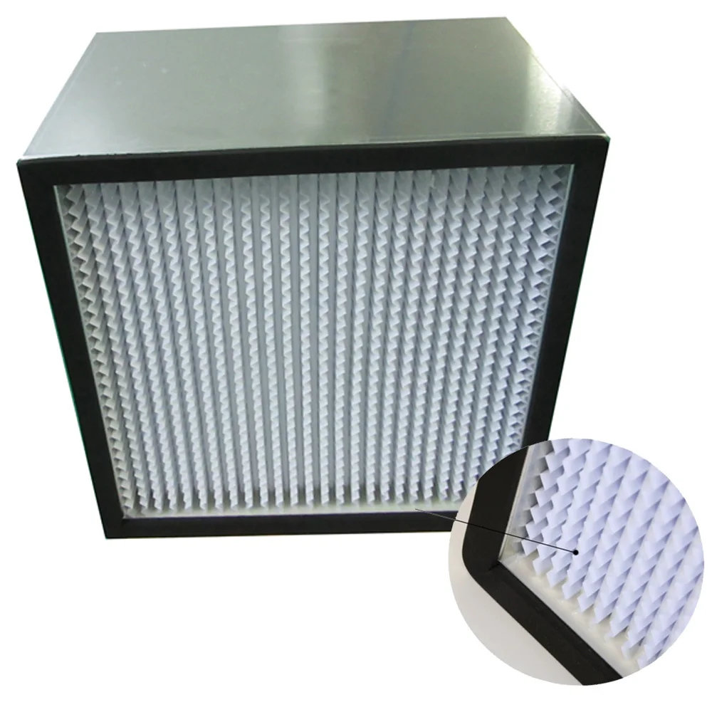 Factory Supply 24x24 Inch AHU Aluminum Frame Air Filter HVAC Industry HEPA Filter