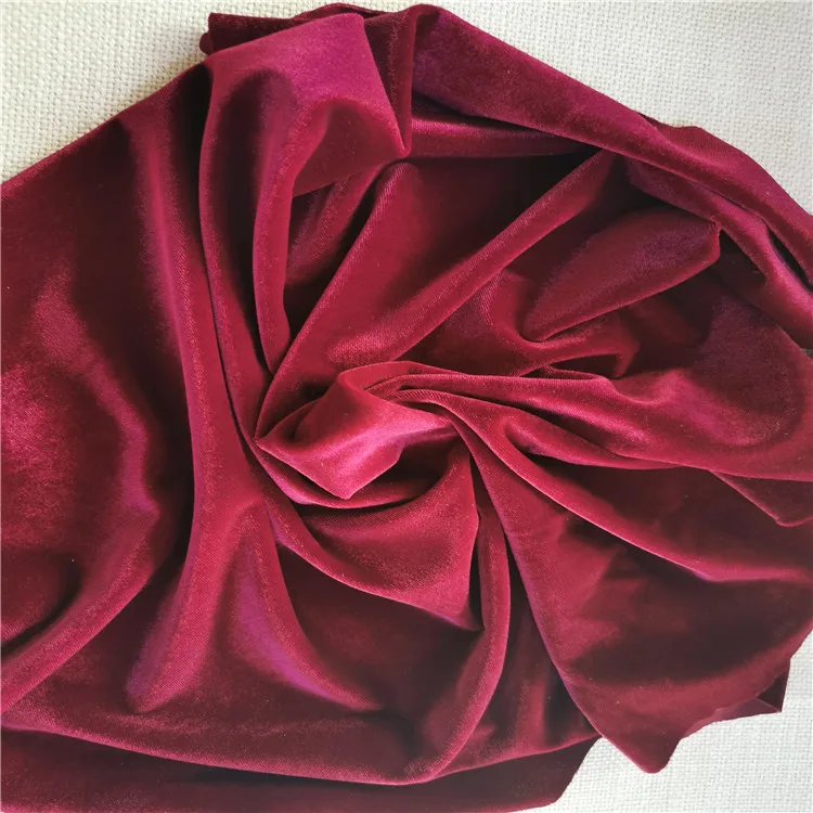 Super Soft Pillow Loop Lace Polyester Spandex Evening Dress Sheer Curtains Brushed Knitting Car Seat Cover Korean Velvet Fabric