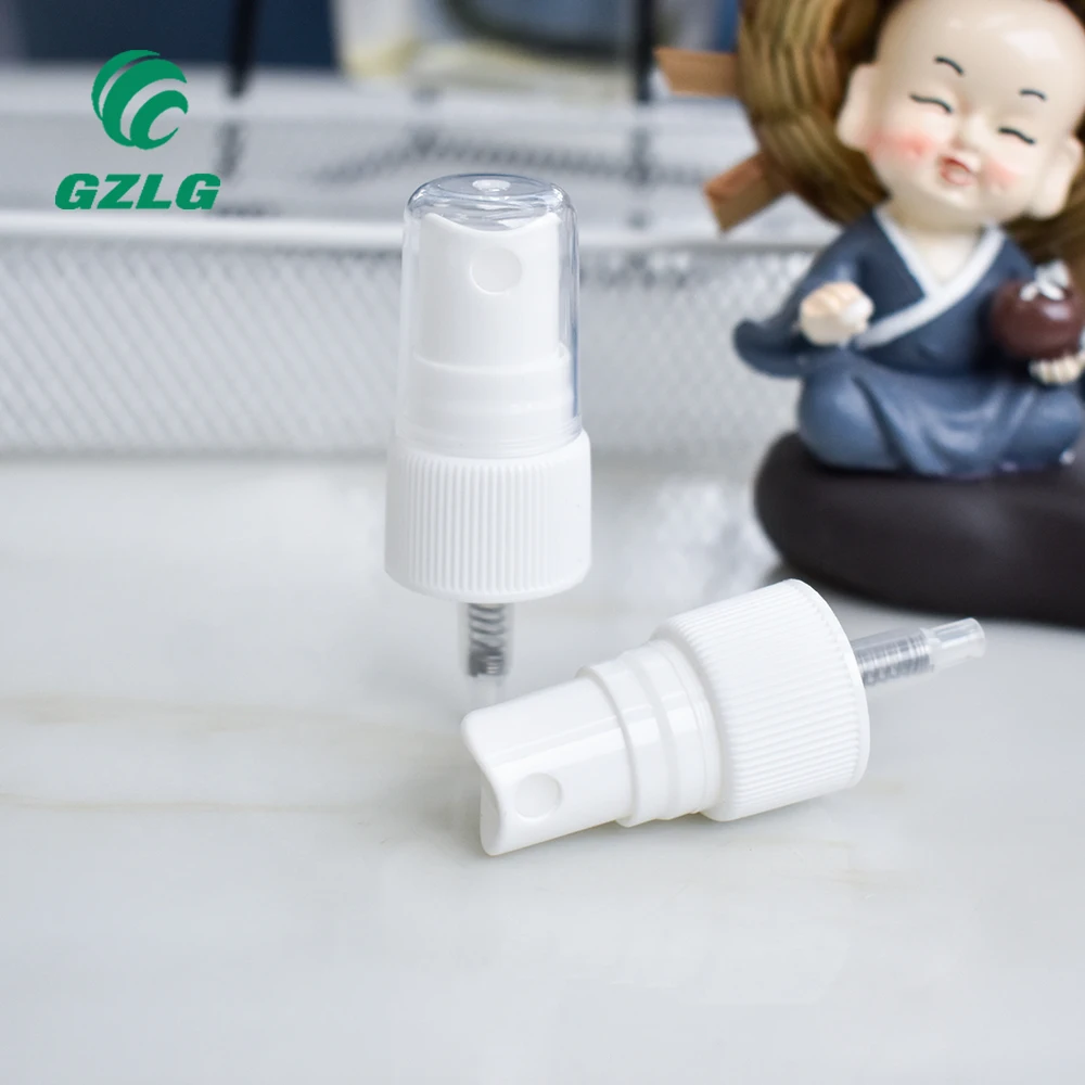 Smooth bottle cap white body cream color 18-410/ 20-410 / 24-410 24mm fine mist spray pump