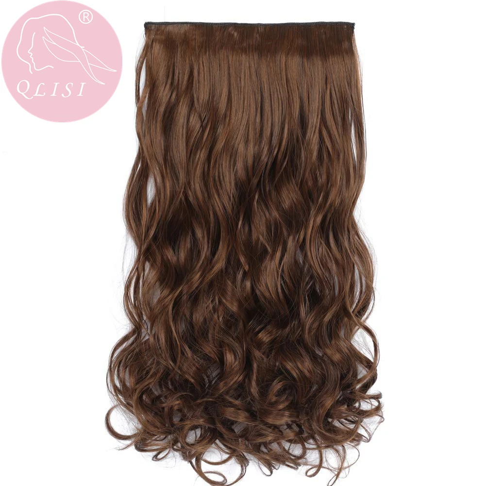 
Curly Straight Hair Ponytail Synthetic Hair Fiber Clips In Hair Extensions 