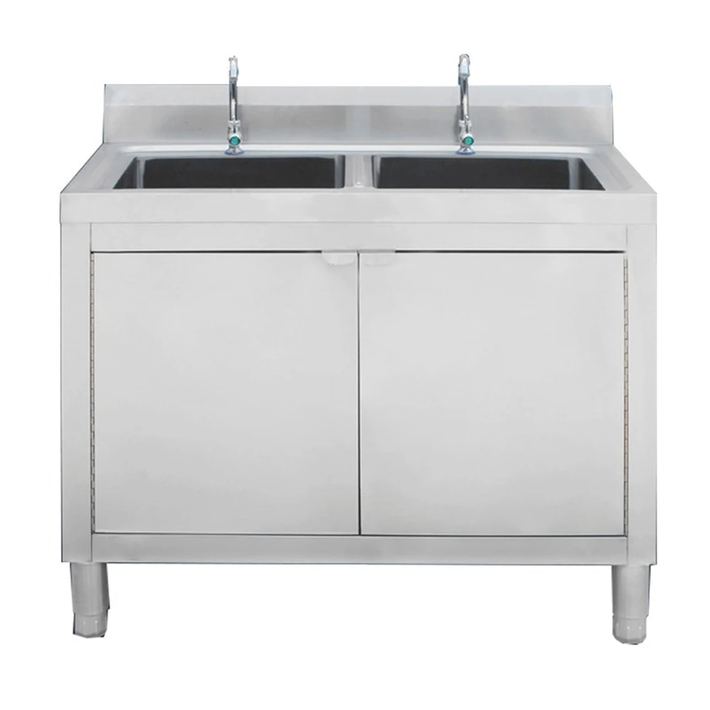 Stainless Steel Sink Double Bowl Sink Black Equal Bowl Quartz Granite Kitchen Sink