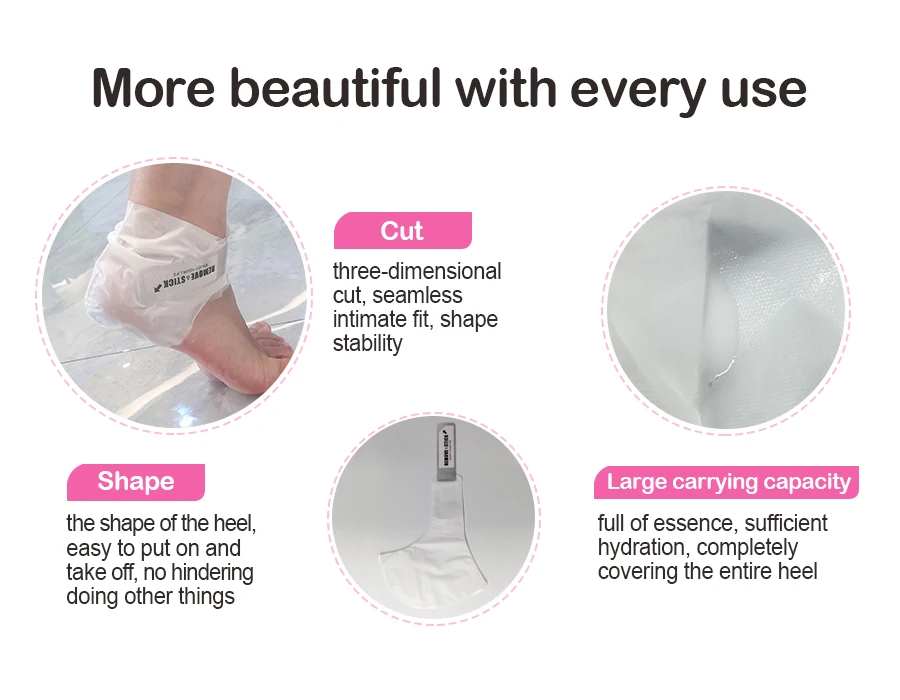 Private Label Pitaya Foot Exfoliating Remove Heel Calluses Nourishing Foot Care Moisturizing Feet Treatments Mask Manufacturer