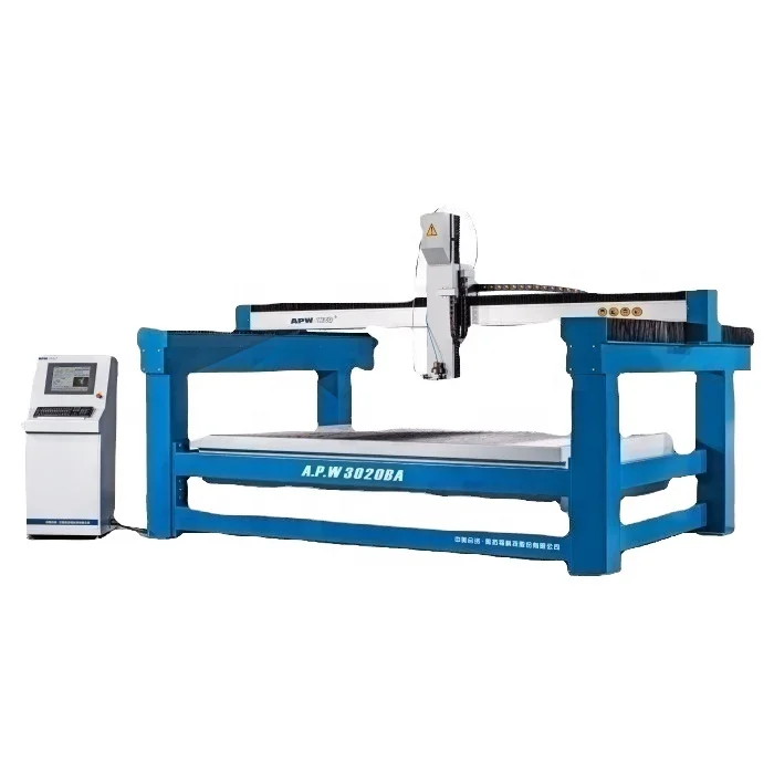 APW HEAD BRAND 5 axis marble granite ceramic waterjet cutting price