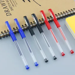 Wholesale European Standard 0.5mm Bullet Needle Carbon Water-based Pen Signature Gel Pen Black Eco-friendly Plastic Piano Pen 7g