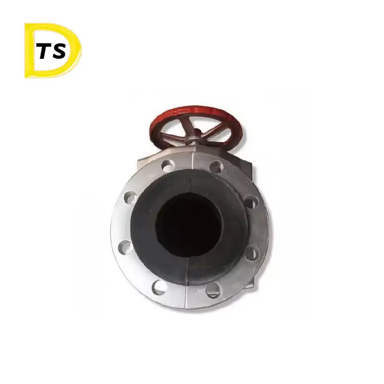 Aluminum alloy/cast iron pipe clamp valve is acid and alkali resistant and corrosion resistant