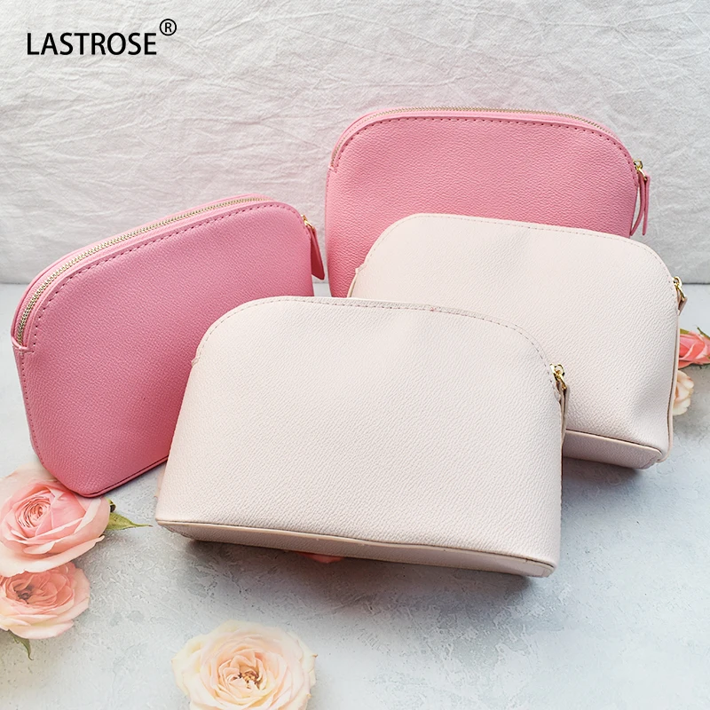 2024 New Makeup Bag High end Texture Leather Shell Handheld Bag Exquisite Dinner Portable Storage Makeup Bag