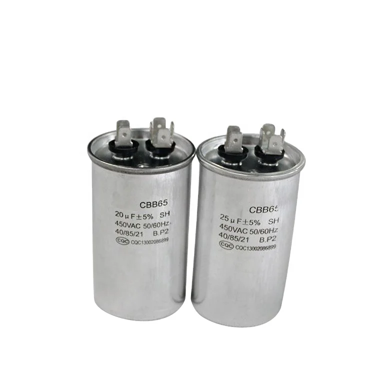 capacitor 50 cbb65 run sh capacitor 400v for ac motor / air conditioner(Column,Aluminum case,Explosion-proofed)