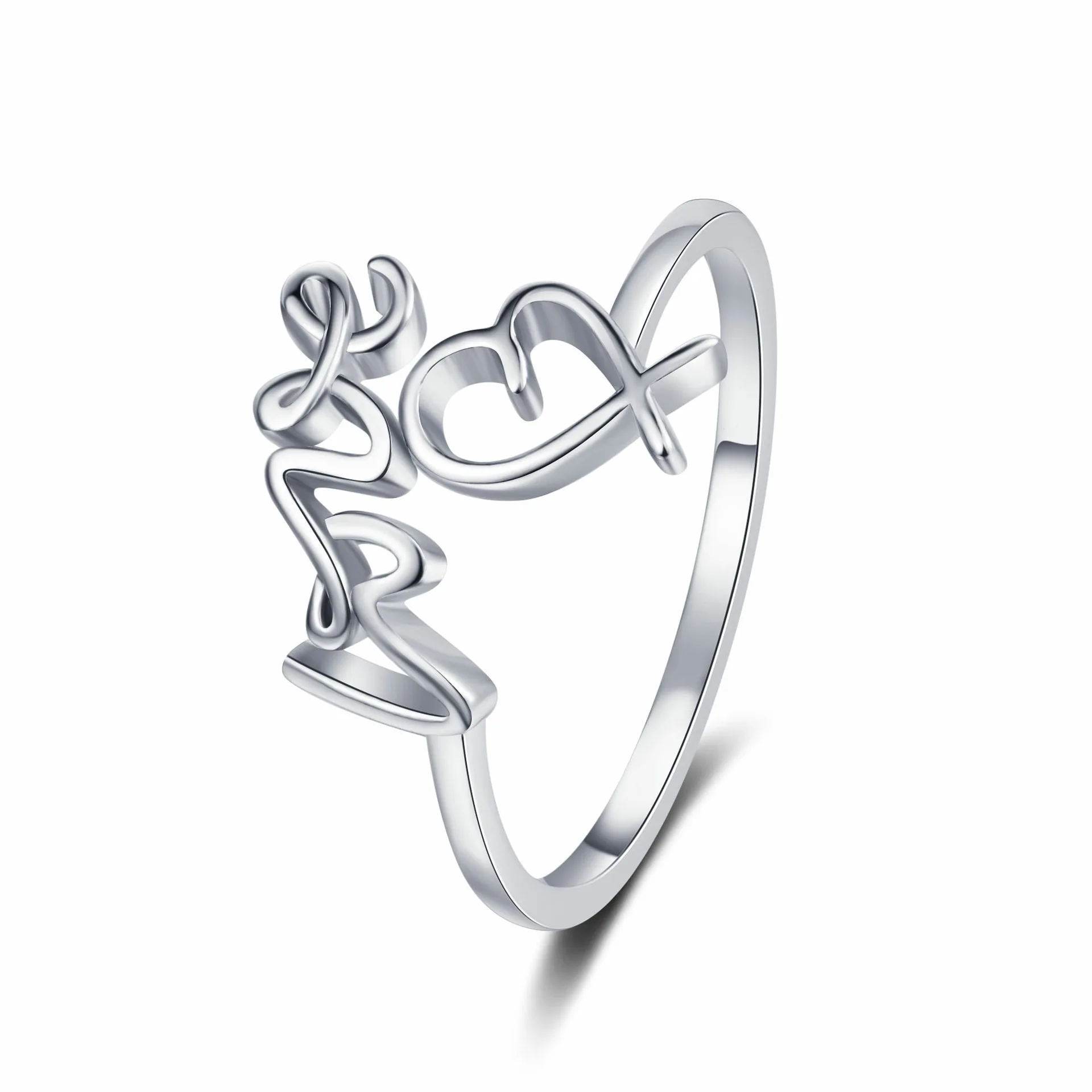 Simple Fashion Moroccan Wedding Rings Gold 18k  925 Sterling Silver Couples Set For Men Women Adjustable Love Heart Ring