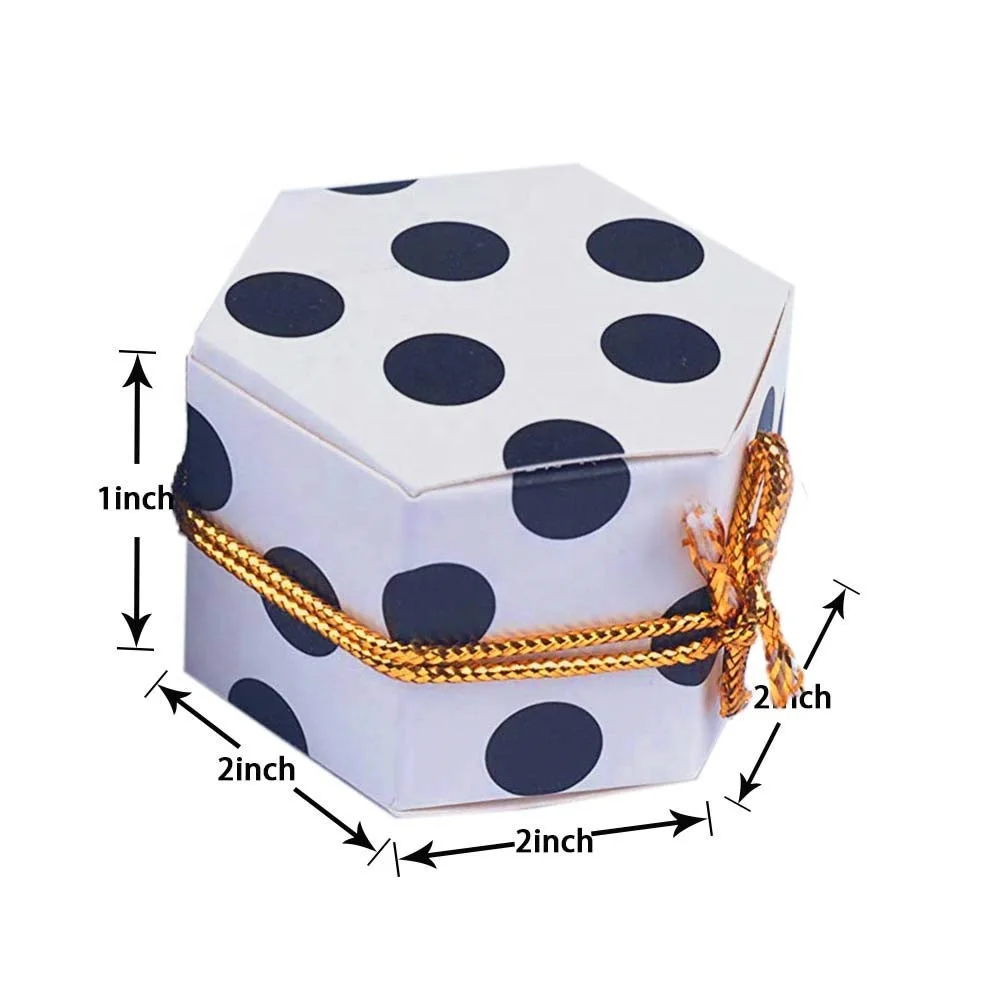Black and White Favor Boxes Treat Boxes Party Candy Boxes With Tags And Rope 2x 2x 1inch
