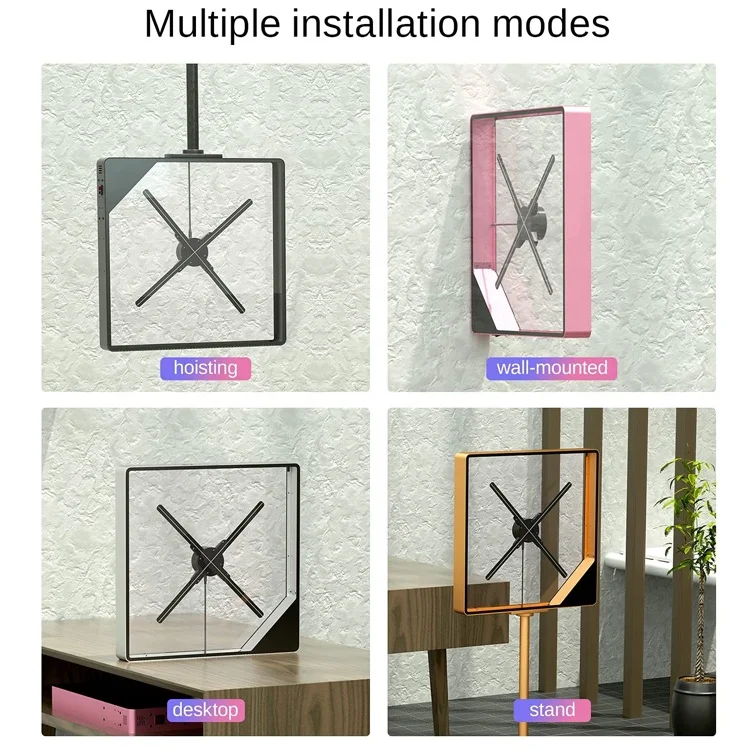 Powerful App Hdfocus 16Gb 3D Hologram Fan 3D Holographic Display Hologram Display Show