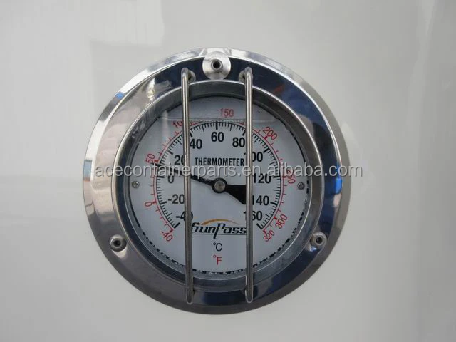 Dual Scale -40C to +160C Thermometer Temperature Gauge ISO Tank Container Spare Parts Made of Durable Plastic