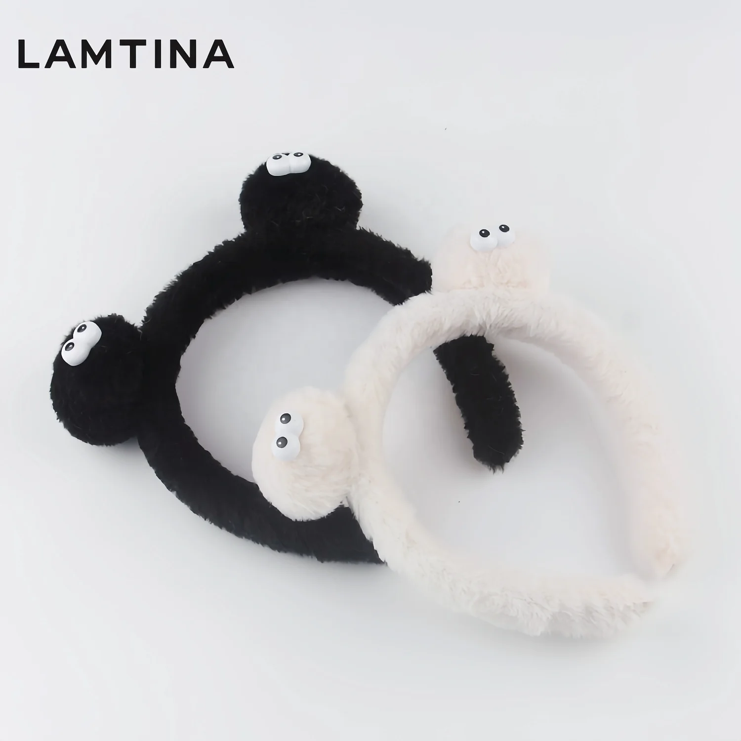 Fashion Cartoon Cute Ears Headband Face Washing Makeup  Little Monster Furry Head Hoop for Children Girls Kids