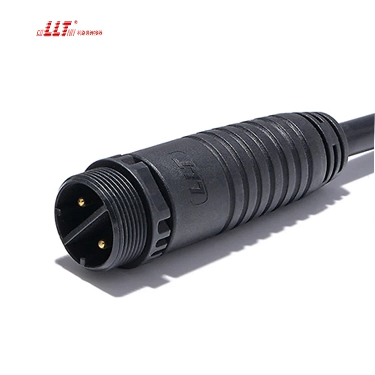 2pin M29 male female electrical power IP67 waterproof cable connector for light