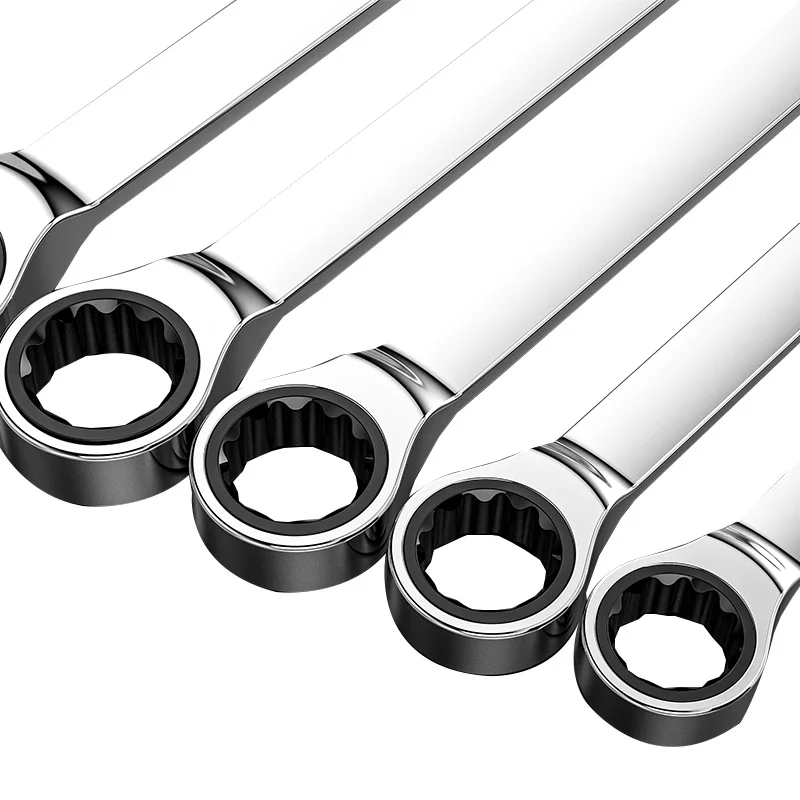 Factory Wholesale Direct Sales High Quality Movable Ratchet Dual-Purpose Wrench Support OEM Chrome Vanadium Steel Material