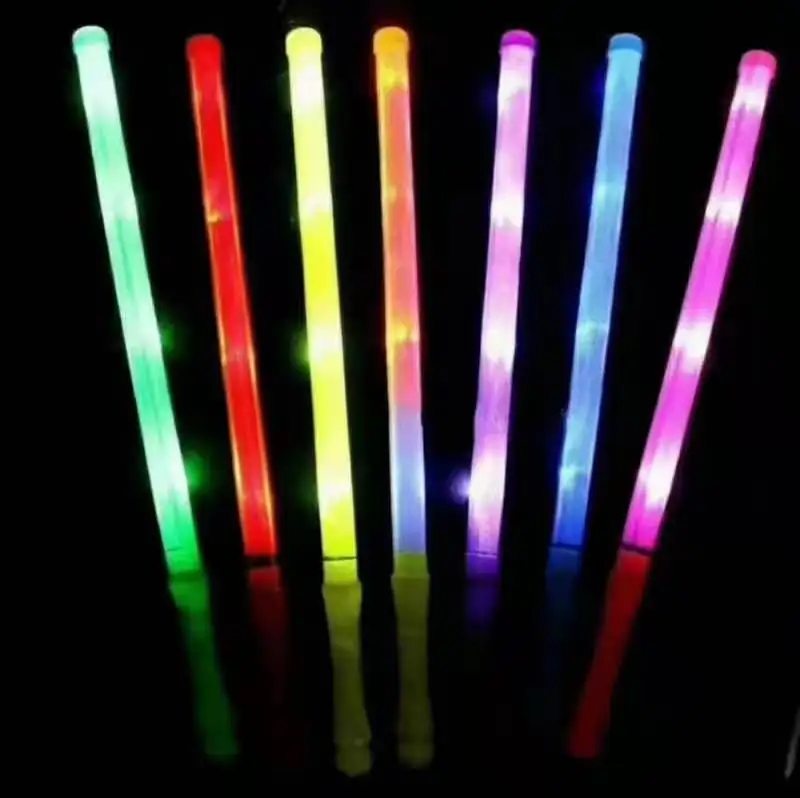 48cm Colorful Plastic Glowing Magic Wand party decorations Concert cheer stick Cheap Light-up products from manufactures