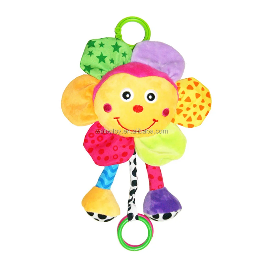 Подсолнечное ребенка мобильный для кровать висит тянуть линии музыкальная шкатулка плюшевых