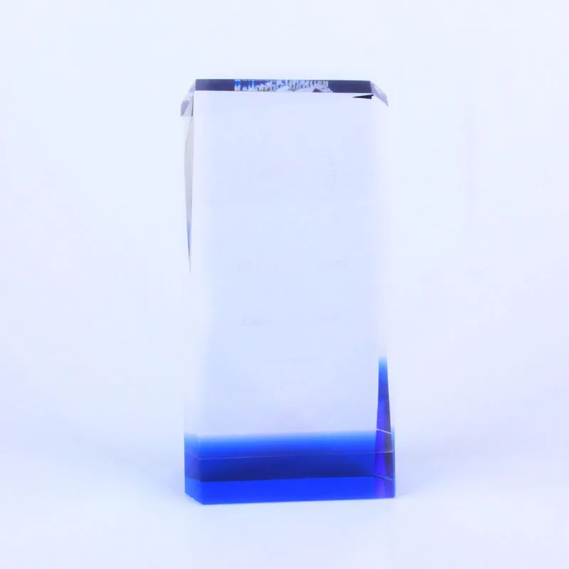 Factory direct new pattern transparent crystal trophy gift enterprise annual meeting party souvenir award