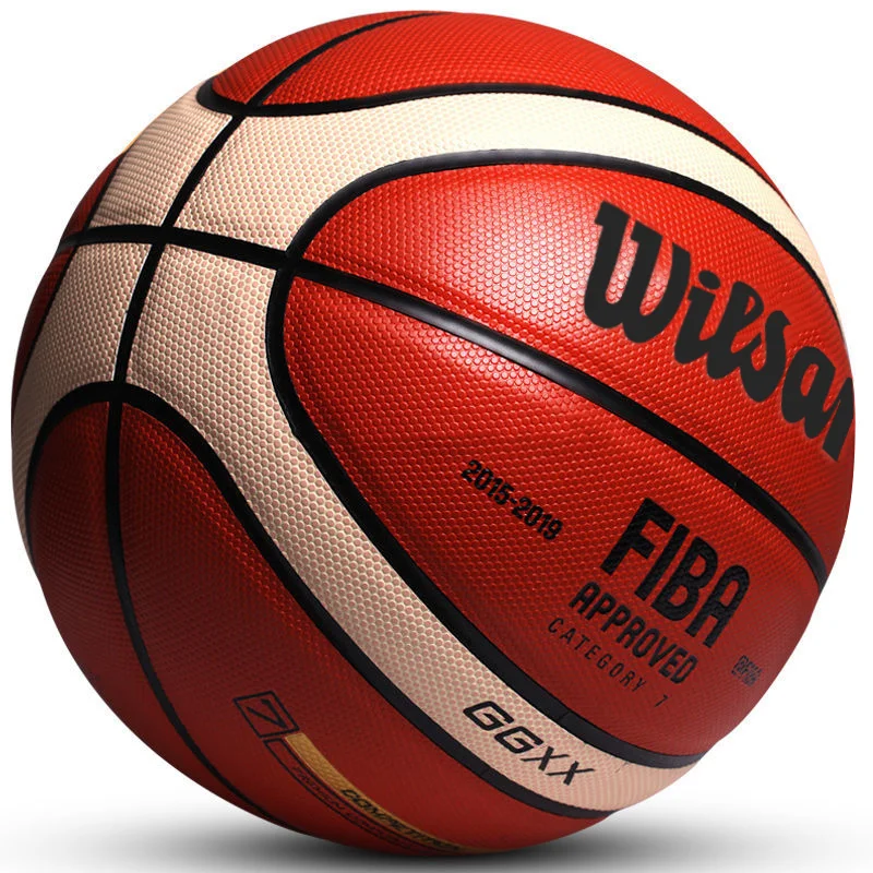 GG7X Official Size Indoor Basketball Custom Made PU for Kids and Adults with Logo FIBA Sizes 7 and 5 Available for Training