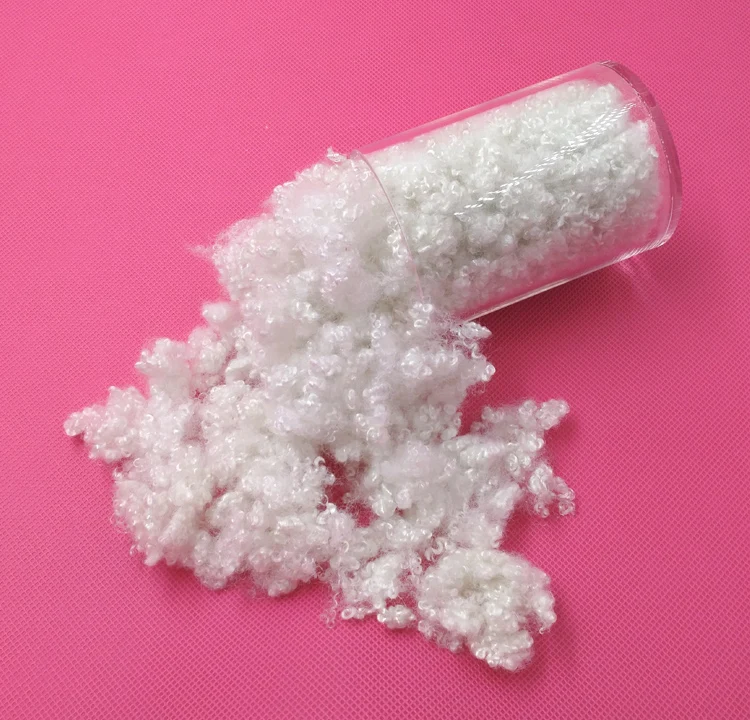 
GRS standard 7D/32mm psf manufacturer recycled HCS staple fiber use for polyester ball fiber 